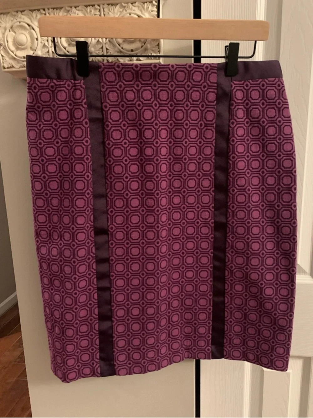 New York & Company Geometric Print Skirt - 12